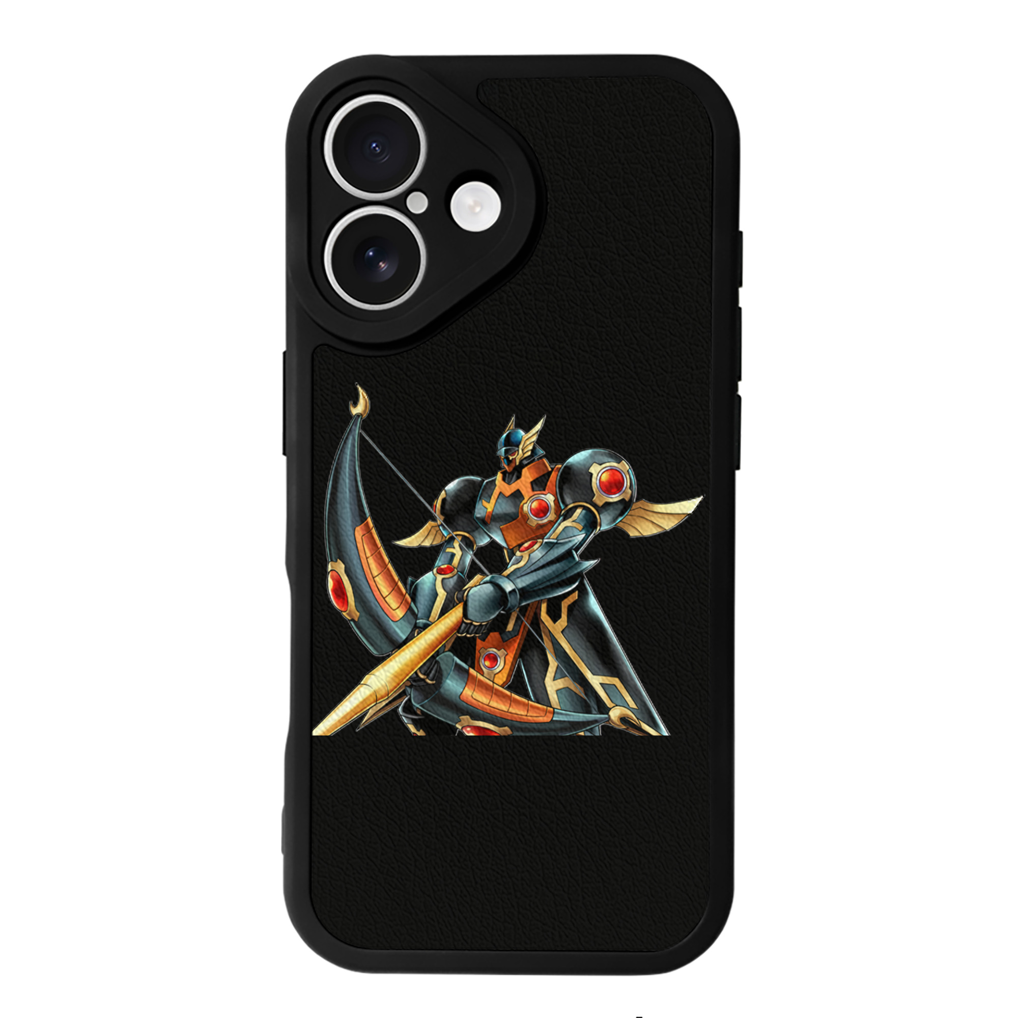 （画像用） 遊☆戯☆王 Yu-Gi-Oh! 【iPhone 16シリーズ対応】シリコンスマホケース（レザー調） 材質：シリコン